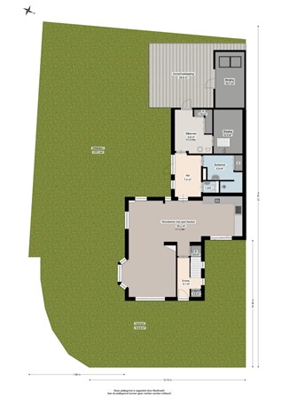 Floorplan - Hoornweg 21, 9363 ED Marum